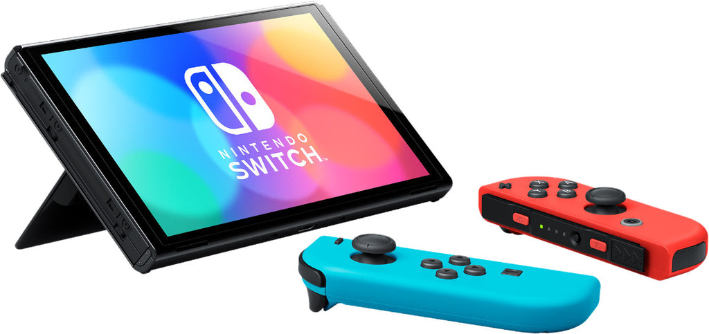 Nintendo Switch OLED Blau Rot