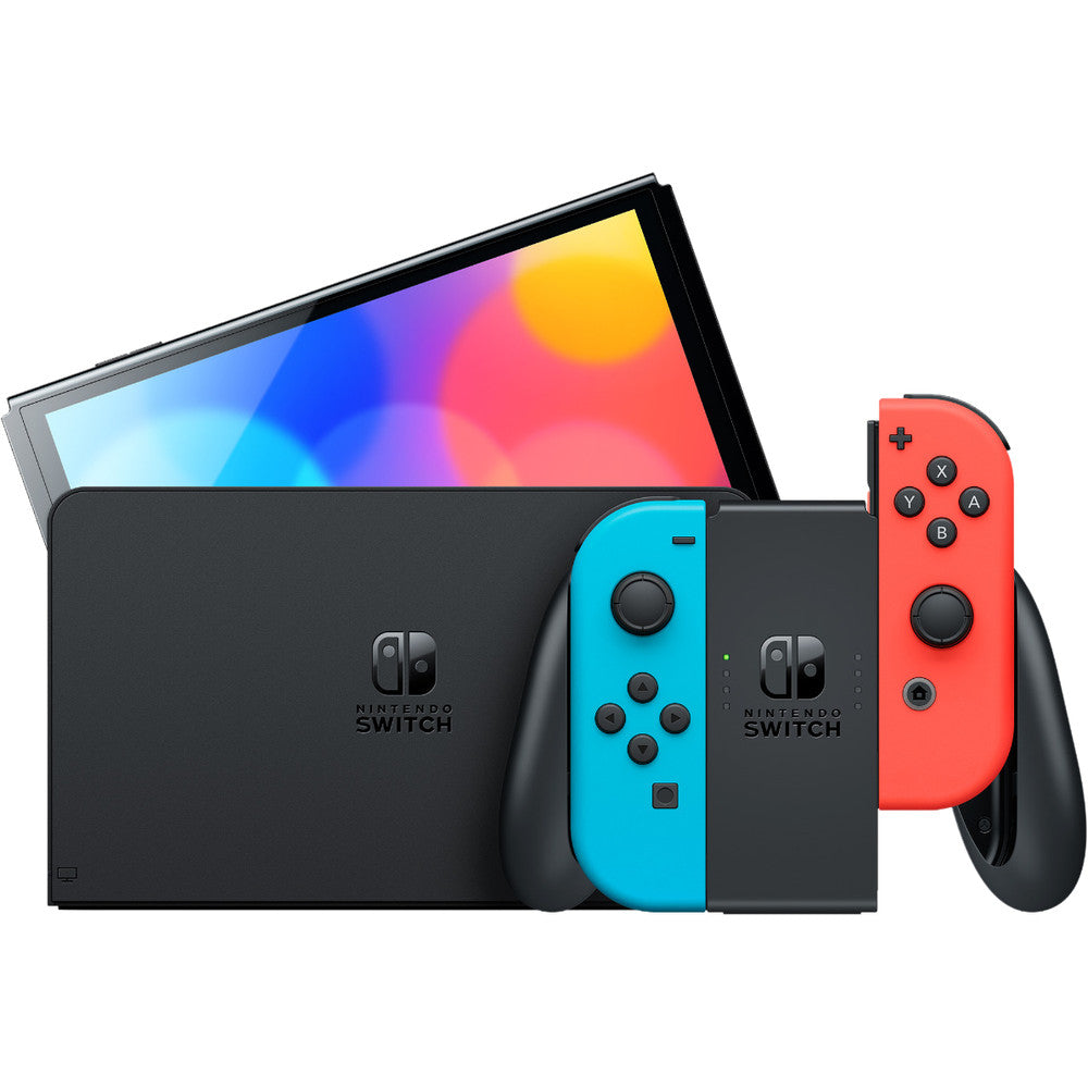 Nintendo Switch OLED Blau Rot