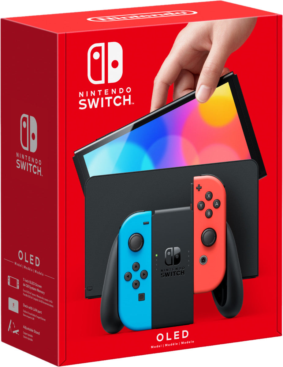 Nintendo Switch OLED Blau Rot