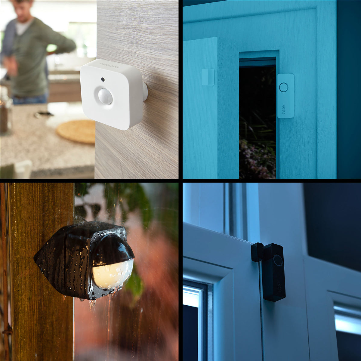 Hie Secure Floodlight Kamera - Schwarz