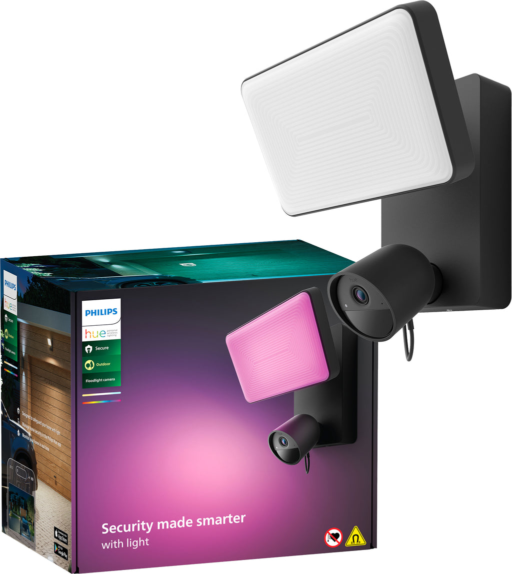 Hie Secure Floodlight Kamera - Schwarz