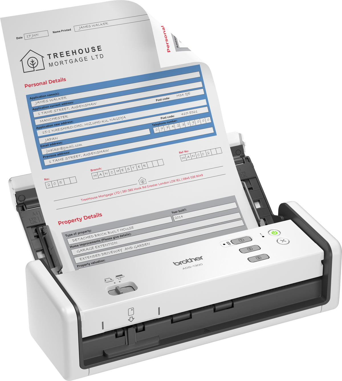 Brother ADS-1300 Scanner