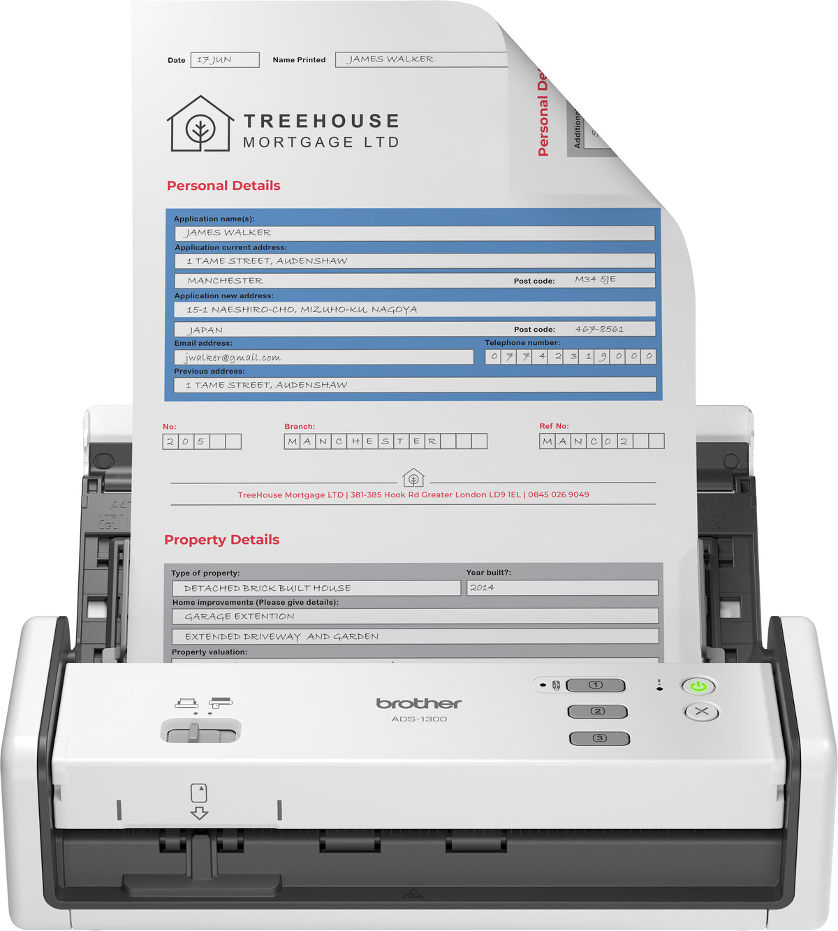 Brother ADS-1300 Scanner