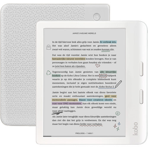 Kobo Libra Colour Weiß