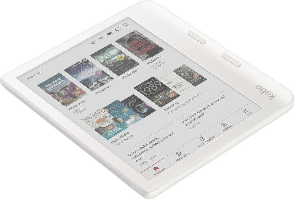 Kobo Libra Colour Weiß