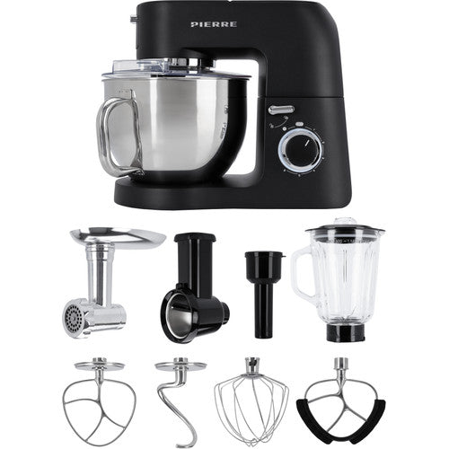 Pierre Allround Küchenmaschine SM9000 Mattschwarz