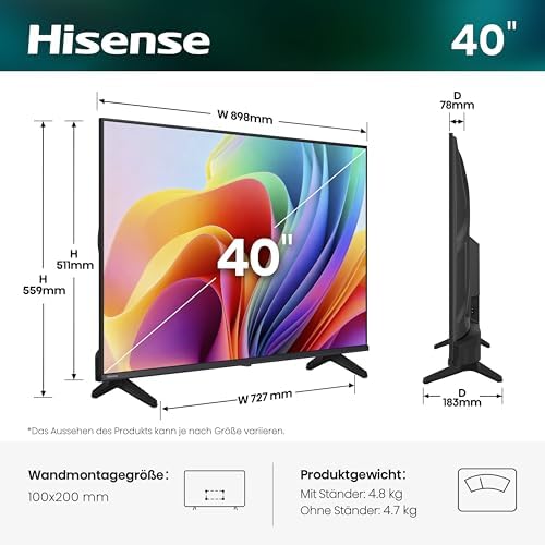 Hisense 40E4DS Smart-TV 40 Zoll