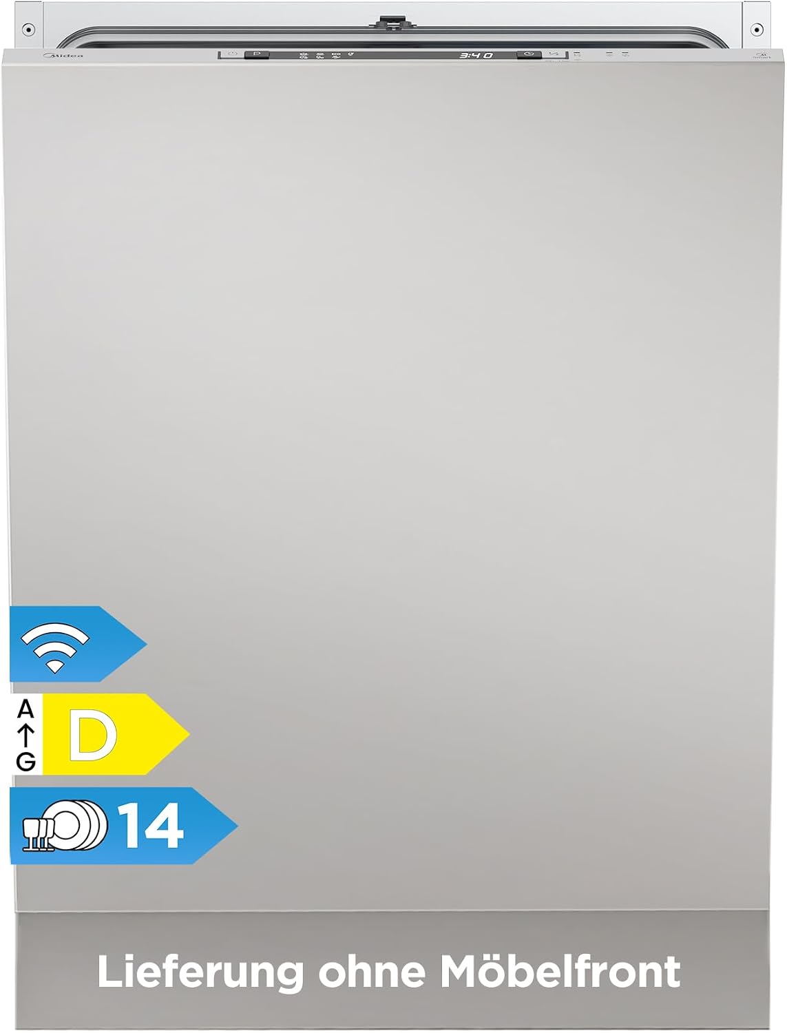 Midea SV 4.60 WI Geschirrspüler vollintegriert 60 cm 14 Maßgedecke
