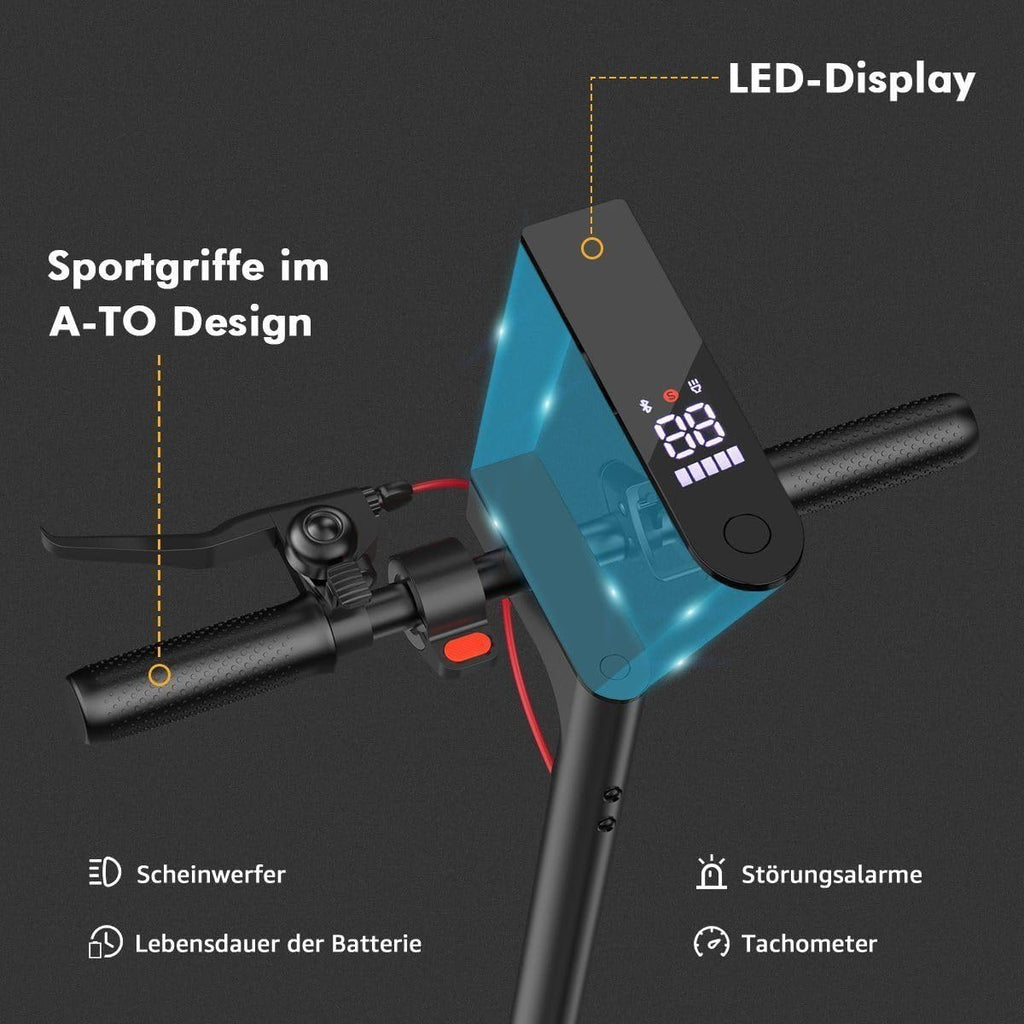 iScooter E9 Pro E-Scooter mit Straßenzulassung (ABE), 350 W, 30 km Reichweite – Bild 5