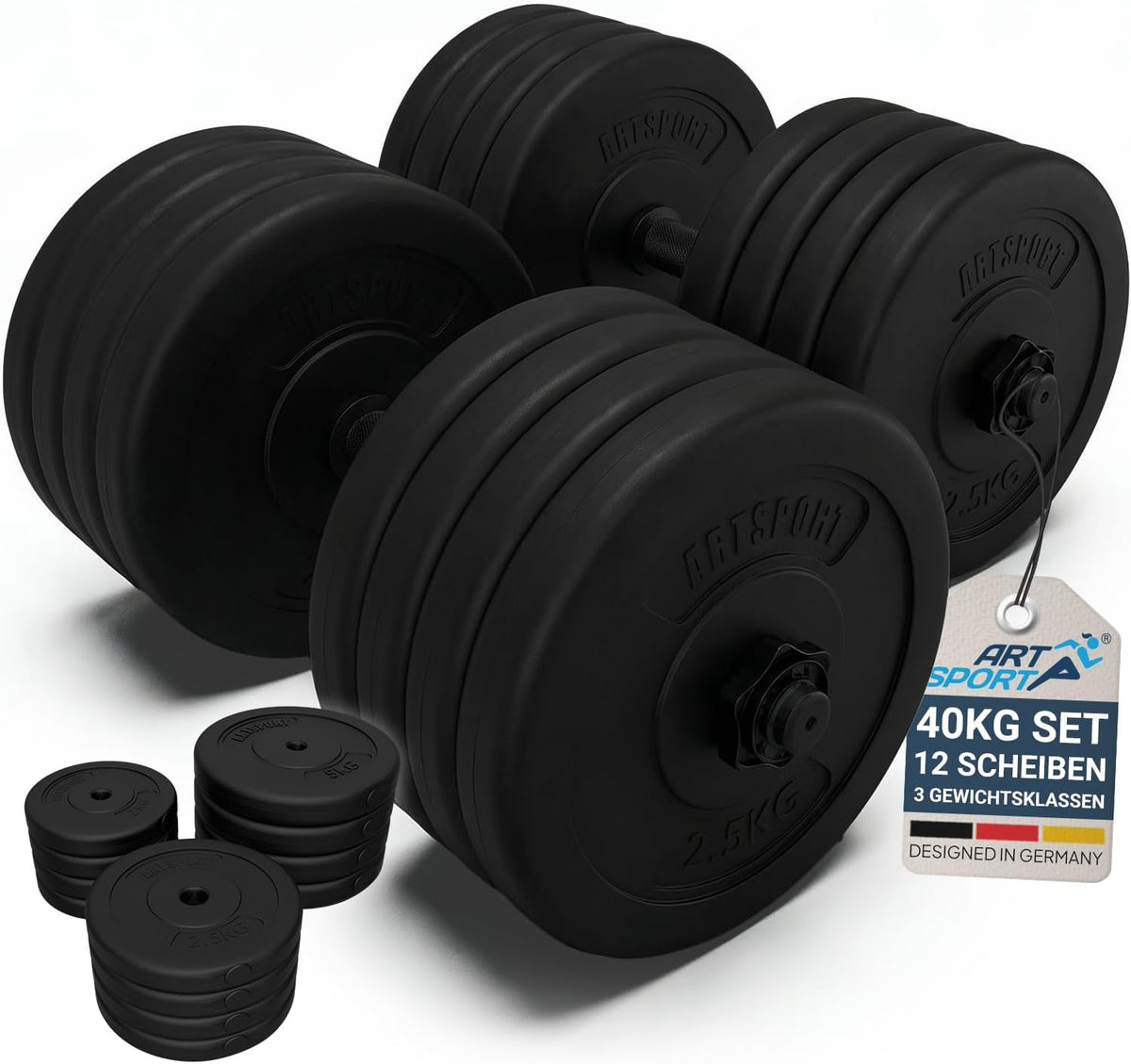 ArtSport Kurzhantelset 40 kg