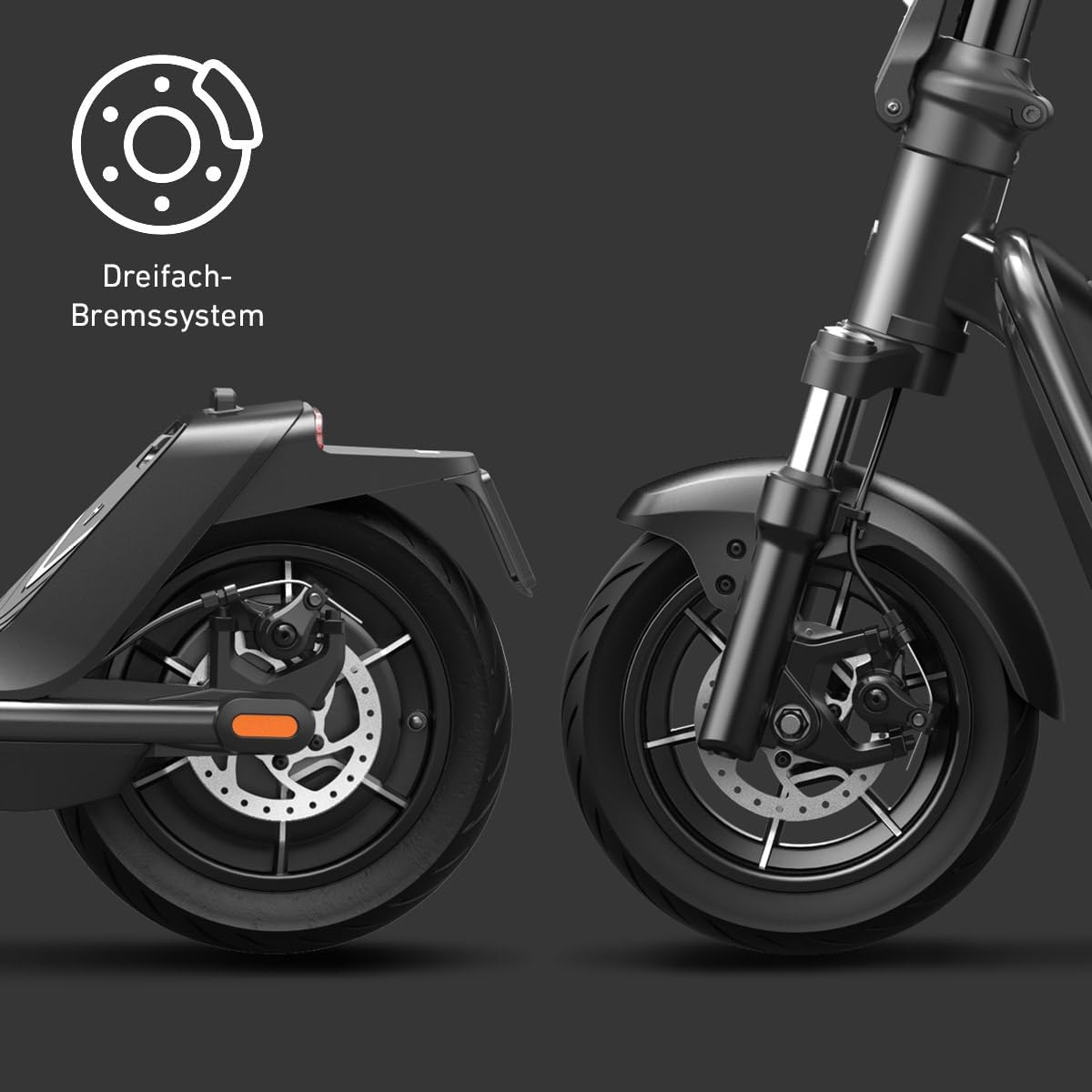 NIU KQi 300P E-Scooter mit Straßenzulassung, bis 50 km Reichweite, 450 W – Bild 6
