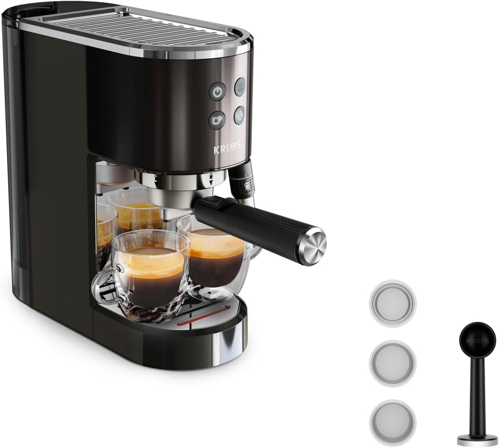 Krups Virtuoso+ XP444G Siebträgermaschine