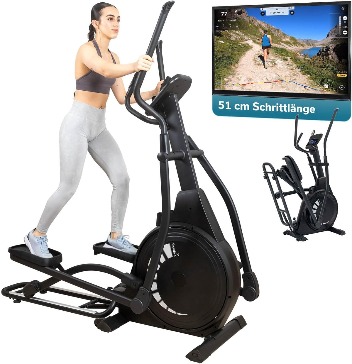 Skandika Carbon P23 klappbarer Crosstrainer