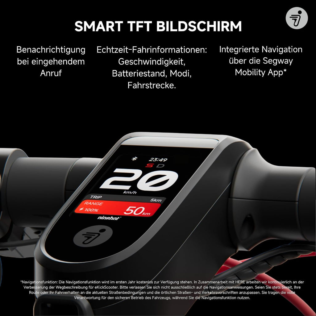 Segway-Ninebot F3 D E-Scooter mit deutscher Straßenzulassung, 70 km Reichweite – Bild 6