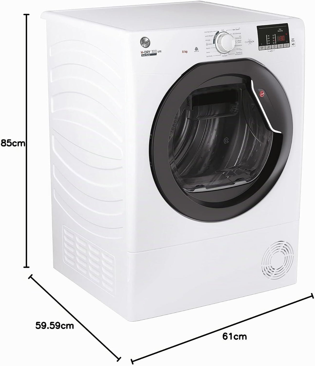 Hoover HLE H8A2DKEX-84 Wärmepumpentrockner 8 kg