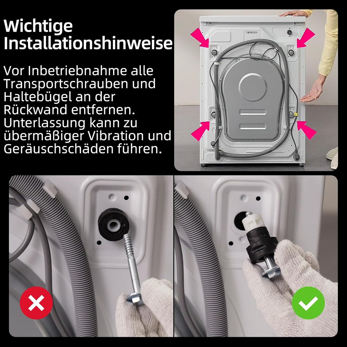 CHiQ CW07123863AX Waschmaschine 7 kg