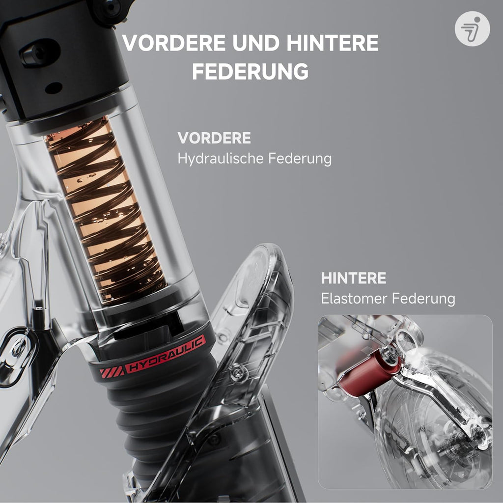 Segway-Ninebot F3 D E-Scooter mit deutscher Straßenzulassung, 70 km Reichweite – Bild 4