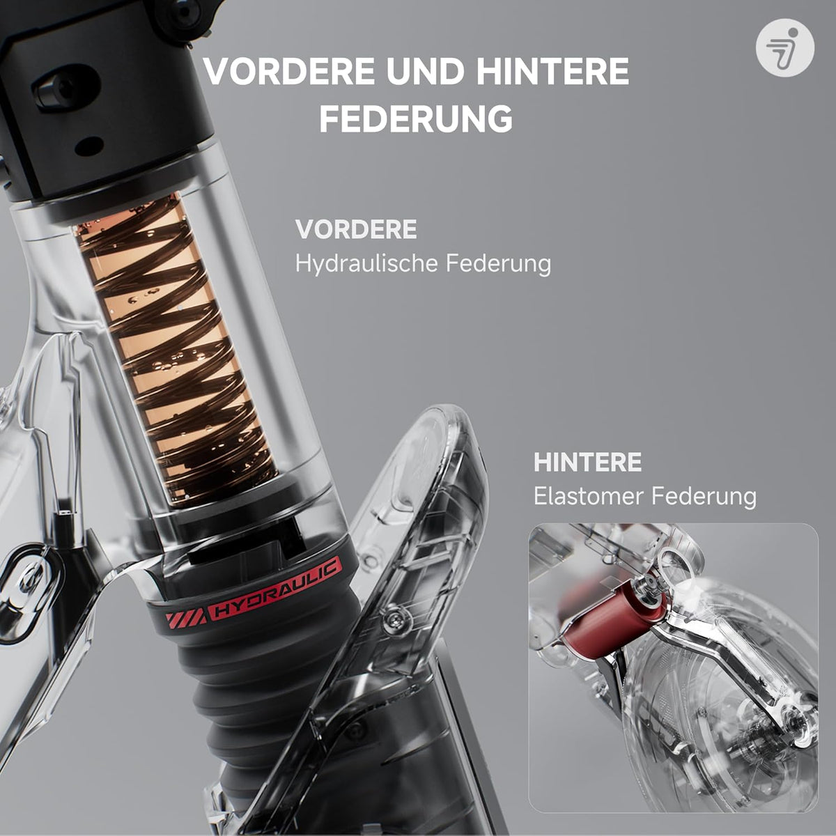 Segway-Ninebot F3 D E-Scooter mit deutscher Straßenzulassung, 70 km Reichweite – Bild 4