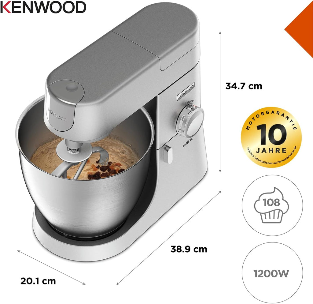 Kenwood Chef XL KVL4100S Küchenmaschine 6,7 l Silber