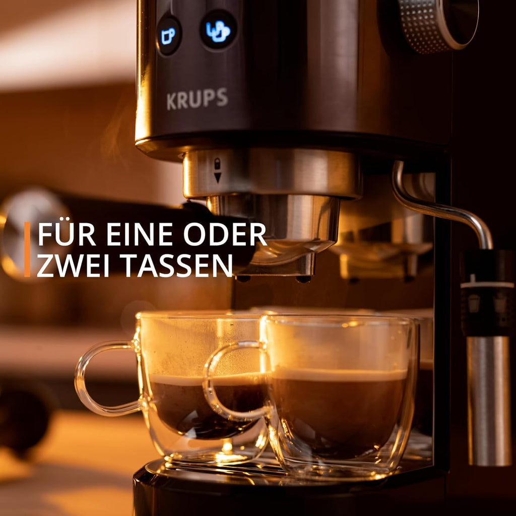 Krups Virtuoso+ XP444G Siebträgermaschine