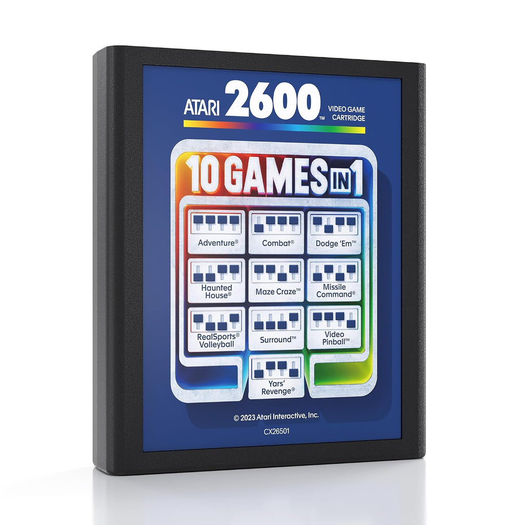 Atari 2600+ Retro-Konsole (inkl. CX40+ Joystick, 10-in-1-Modul)