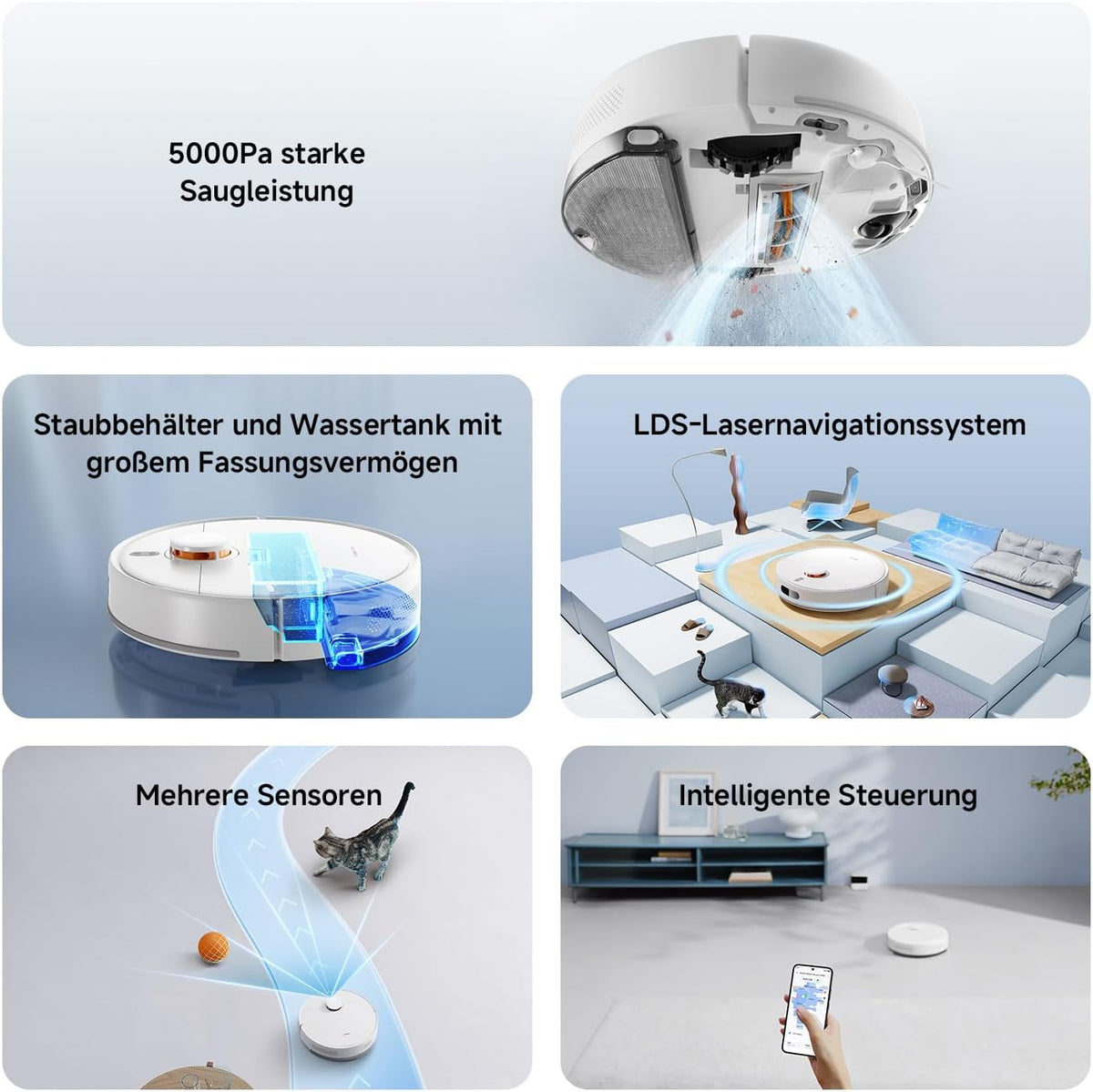 Xiaomi S40C Saugroboter mit Wischfunktion