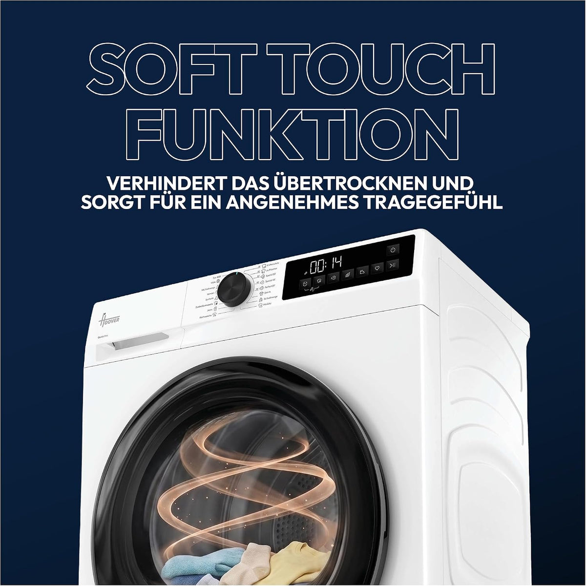 Hoover HPGDL 8N2B-84 Wärmepumpentrockner 8 kg