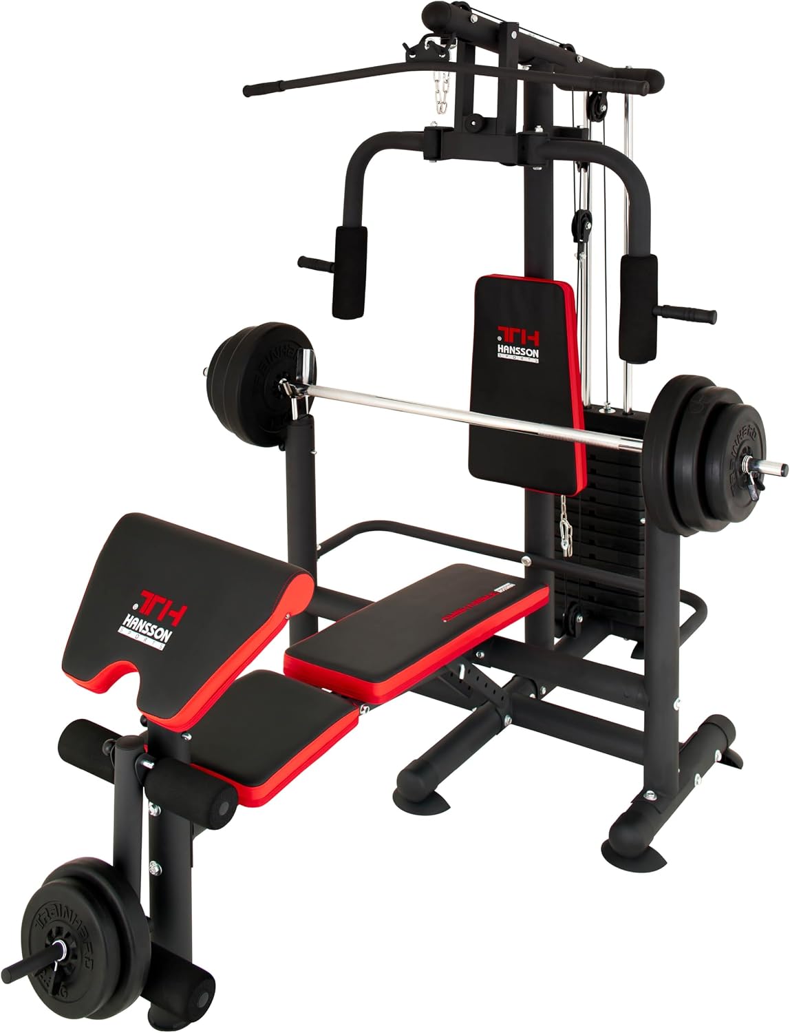 Hansson Sports Kraftstation mit 65-kg-Gewichtssatz