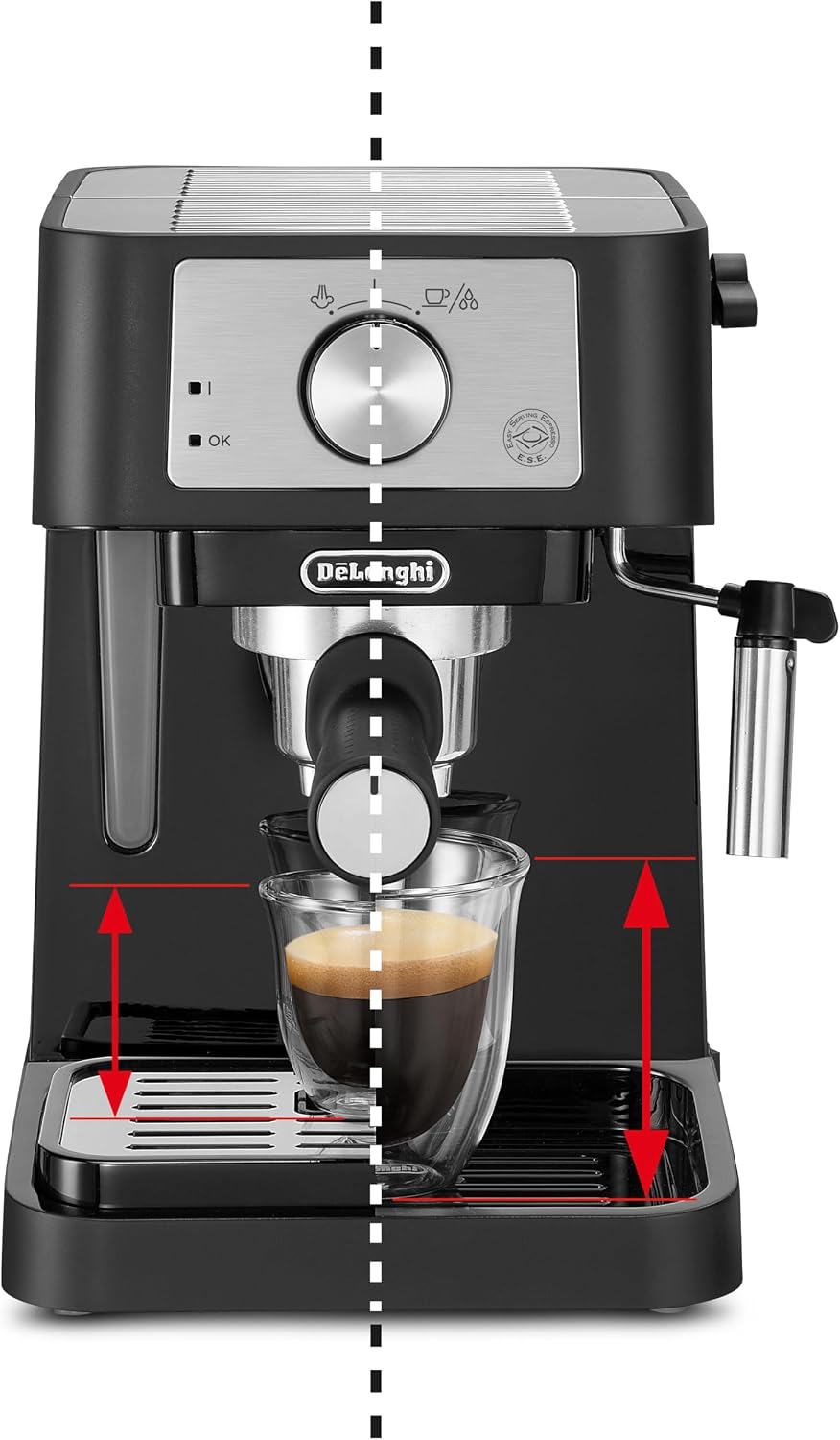 De'Longhi EC260.BK Siebträger-Espressomaschine