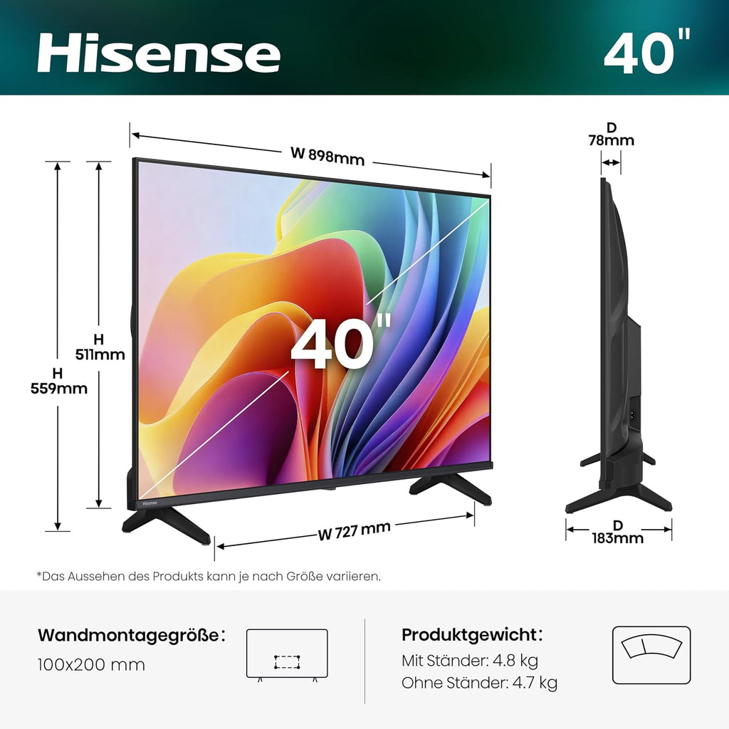 Hisense 40E4DS Smart-TV 40 Zoll