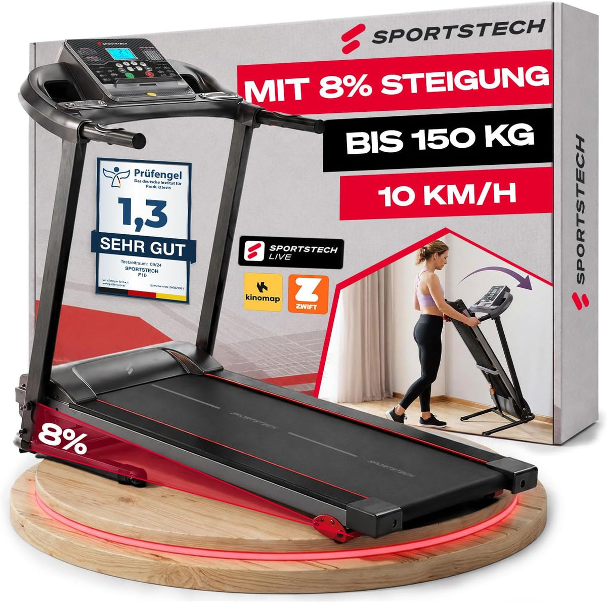 Sportstech F10 klappbares Laufband