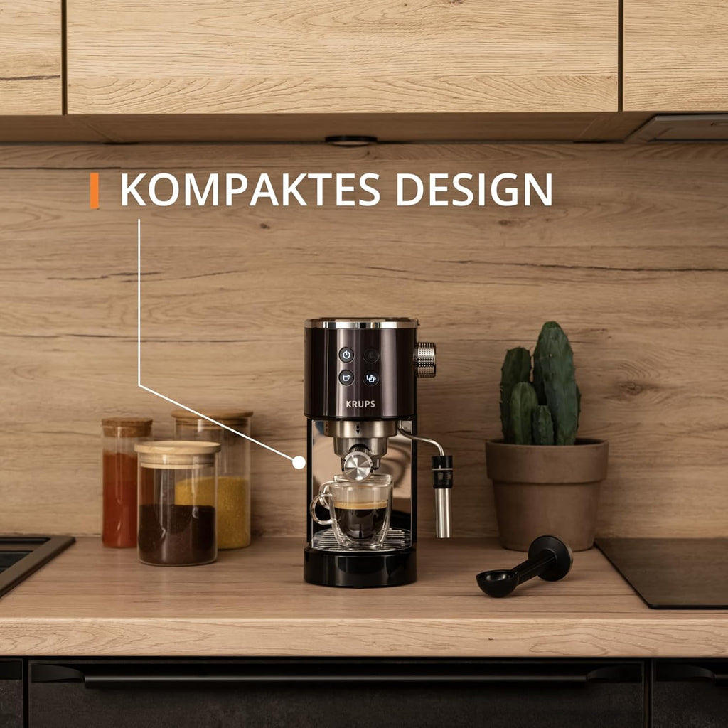 Krups Virtuoso+ XP444G Siebträgermaschine