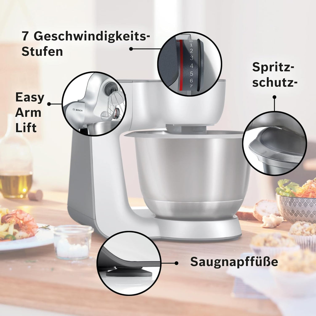 Bosch Serie 4 MUM56340 Küchenmaschine Anthrazit/Silber
