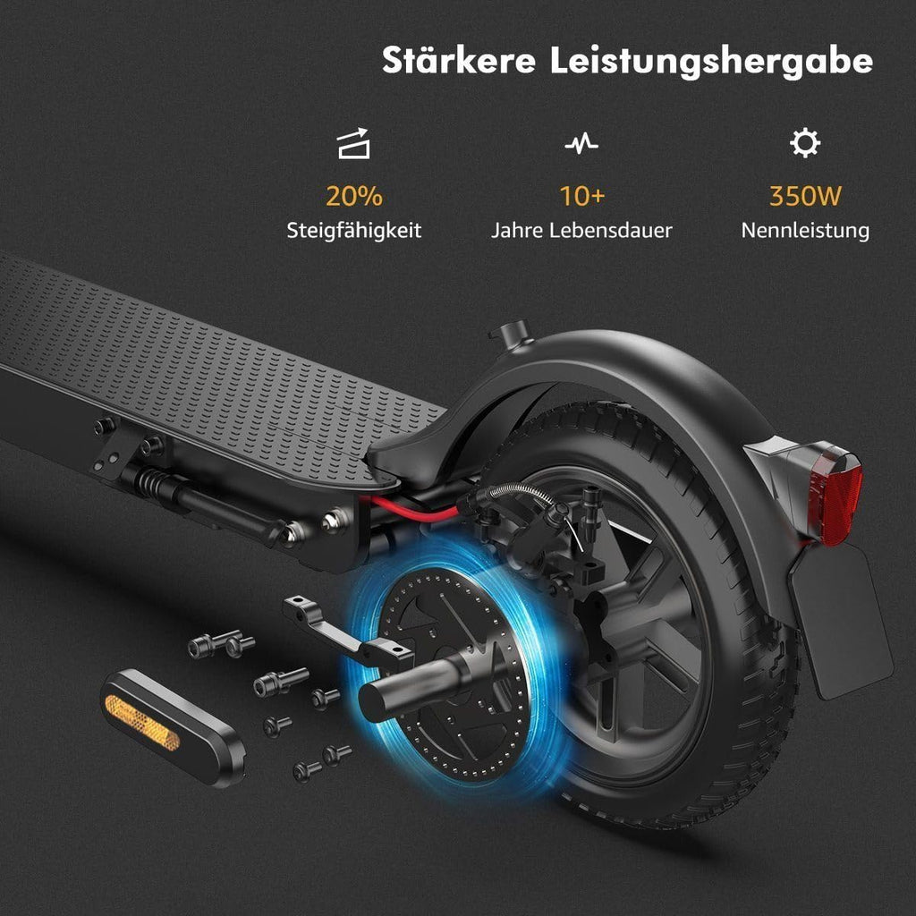 iScooter E9 Pro E-Scooter mit Straßenzulassung (ABE), 350 W, 30 km Reichweite – Bild 2