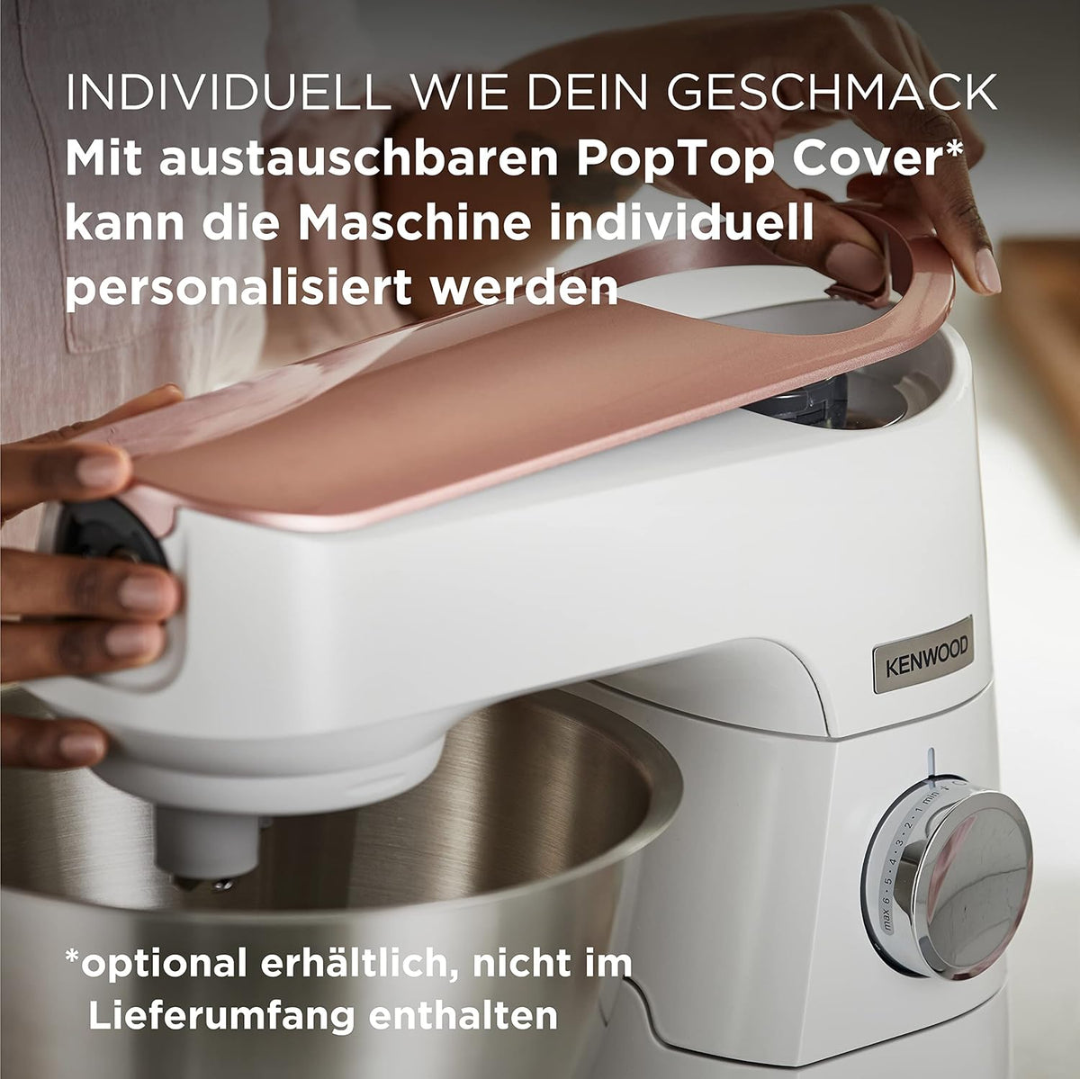 Kenwood Titanium Chef Baker KVC65.001WH Küchenmaschine mit Waage, Weiß