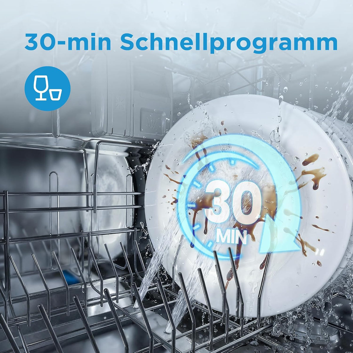 Midea SV 4.60 WI Geschirrspüler vollintegriert 60 cm 14 Maßgedecke
