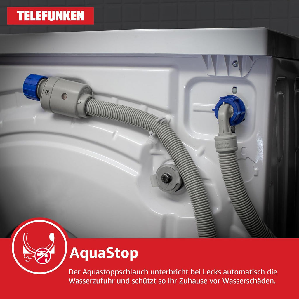 Telefunken W-8-1400-A-W Waschmaschine 8 kg