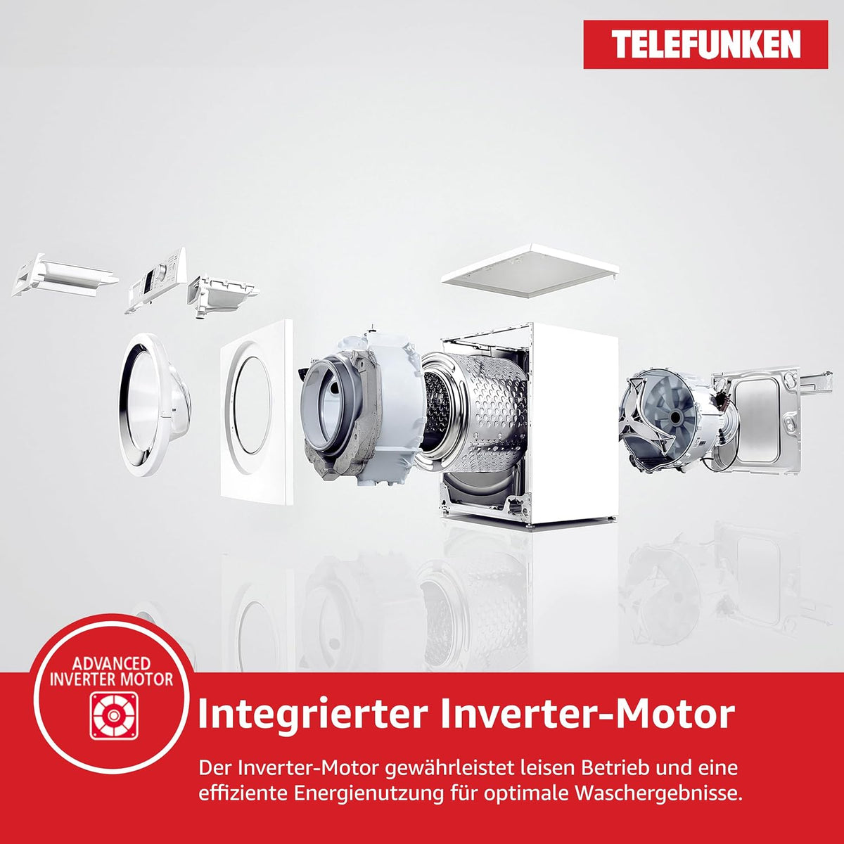 Telefunken W-8-1400-A-W Waschmaschine 8 kg