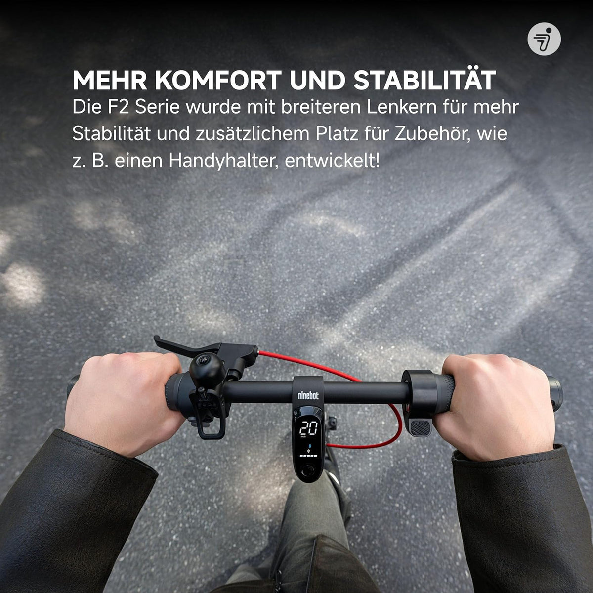 Segway-Ninebot F2 Pro D II E-Scooter mit deutscher Straßenzulassung, 65 km Reichweite – Bild 5