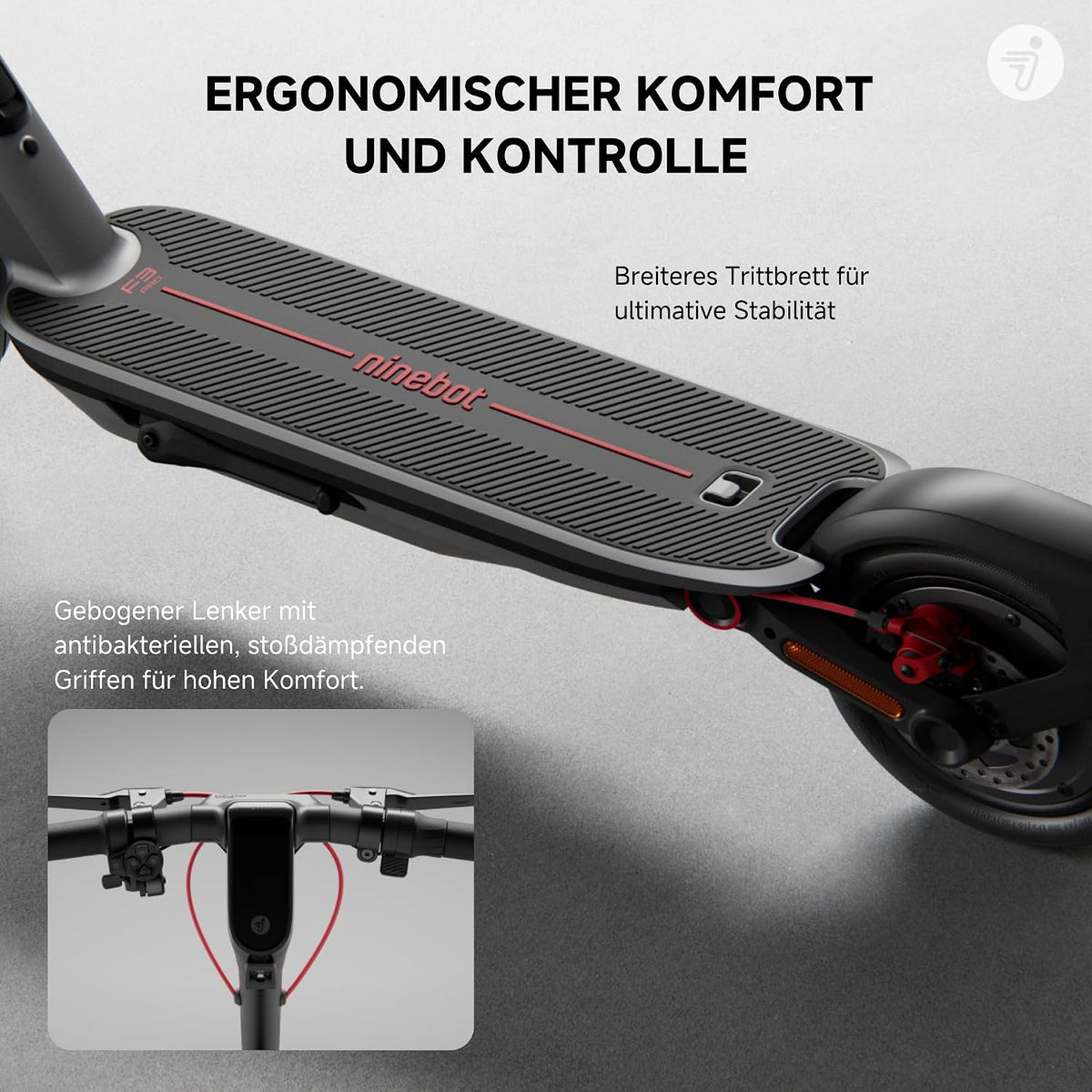Segway-Ninebot F3 D E-Scooter mit deutscher Straßenzulassung, 70 km Reichweite – Bild 7