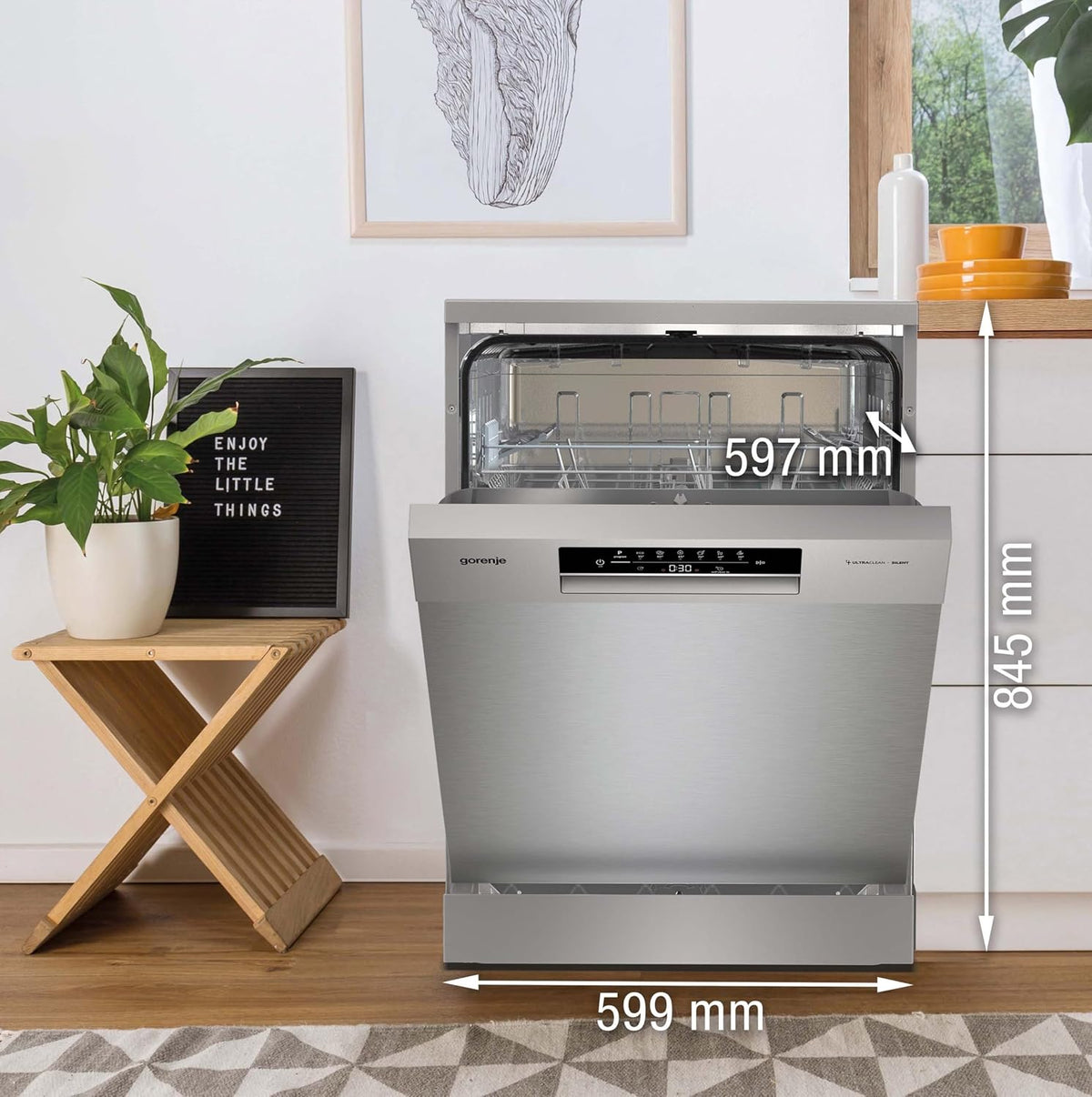Gorenje GS642E90X Geschirrspüler 60 cm 13 Maßgedecke