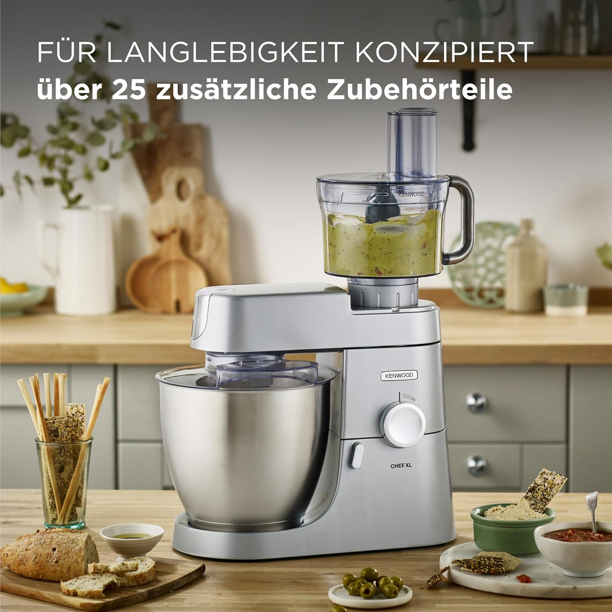Kenwood Chef XL KVL4100S Küchenmaschine 6,7 l Silber