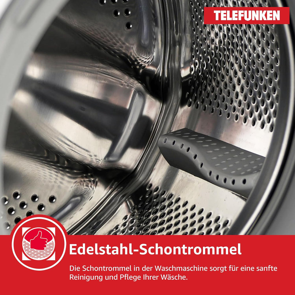 Telefunken W-8-1400-A-W Waschmaschine 8 kg