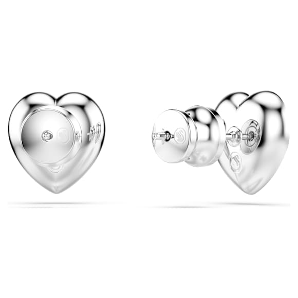 Ariana Grande x Swarovski Ohrstecker, Verschiedene Schliffe, Herz, Weiß, Rhodiniert – 5720859_png_var3