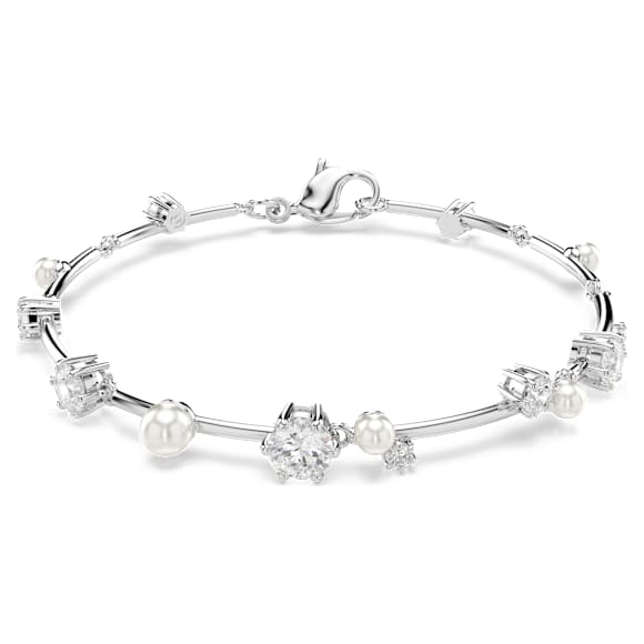 Swarovski Constella Armband – Kristallperle, weiß, rhodiniert – 5707511_png