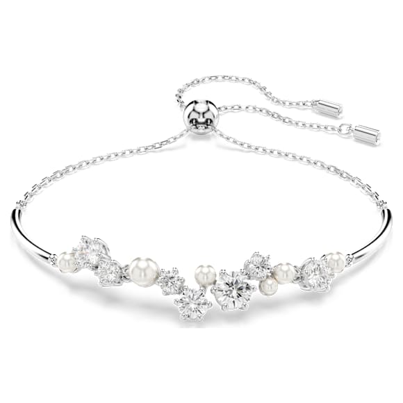 Swarovski Constella Armreif – Kristallperle, weiß, rhodiniert – 5705618_png