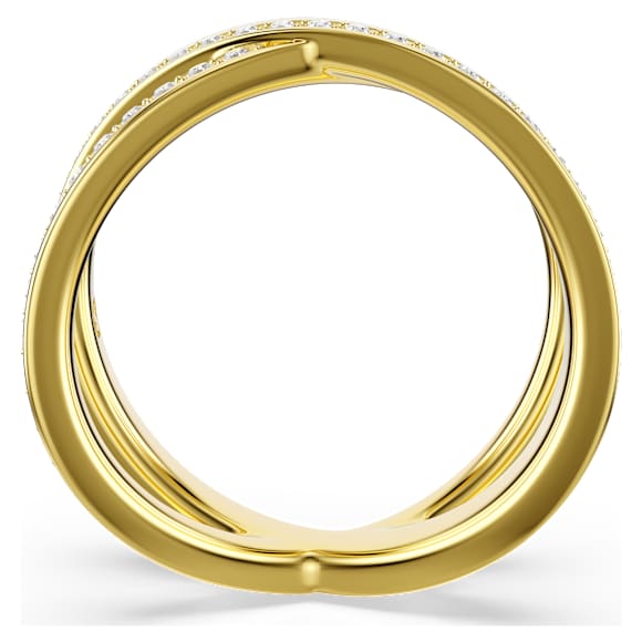 Swarovski Delta Bandring Rundschliff, Weiß, 18K goldbeschichtet – 5754383_png_var2