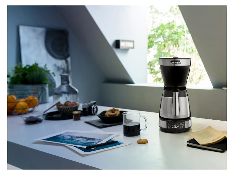 De'Longhi ICM16731 Filterkaffeemaschine mit Thermokanne