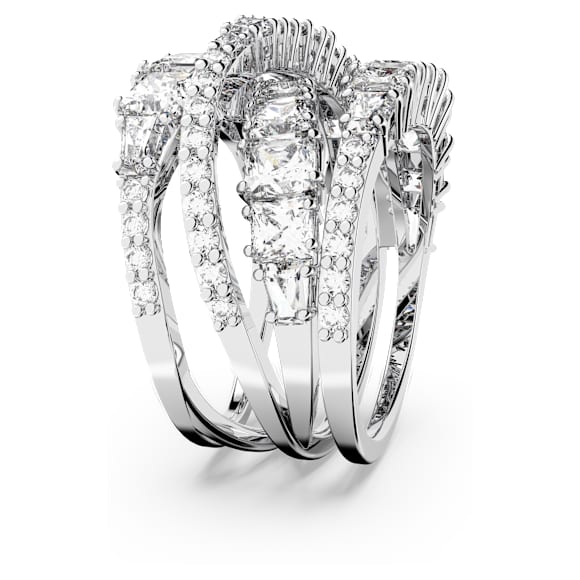 Swarovski Hyperbola Ring – weiß, rhodiniert – 5580952_png_var2