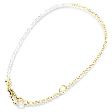 Idyllia Halskette Kristallperle, Wei�, 18K Goldbeschichtet – 5742961_png_var2